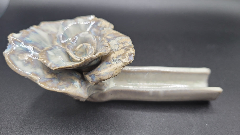 Porte-Nom Floral - Autre exemple floral de porte noms fait main pour art de la table - Rose