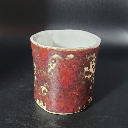 Gobelet - Grès émaillé artisanal compatible micro-ondes vue de face