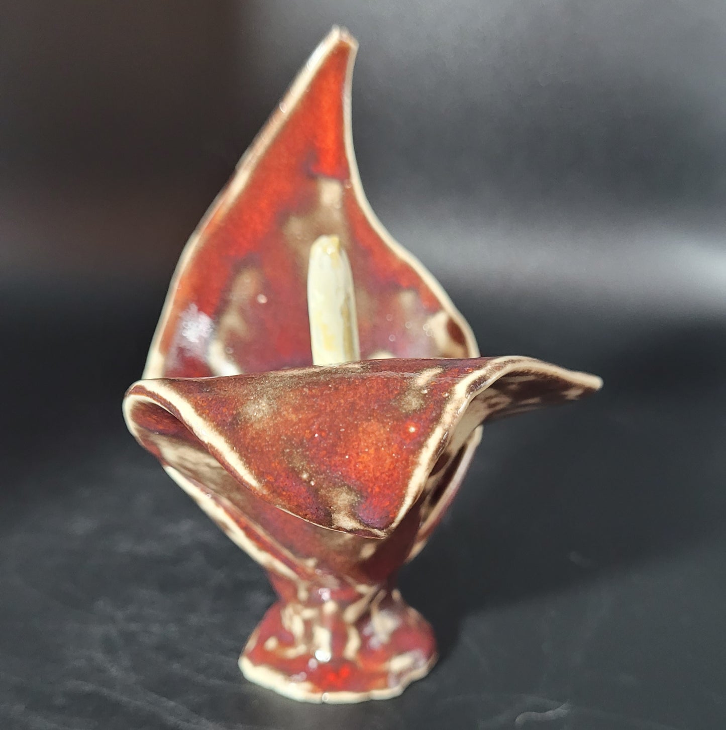 Fleur Décorative - Détail de la sculpture artisanale façonnée à la main