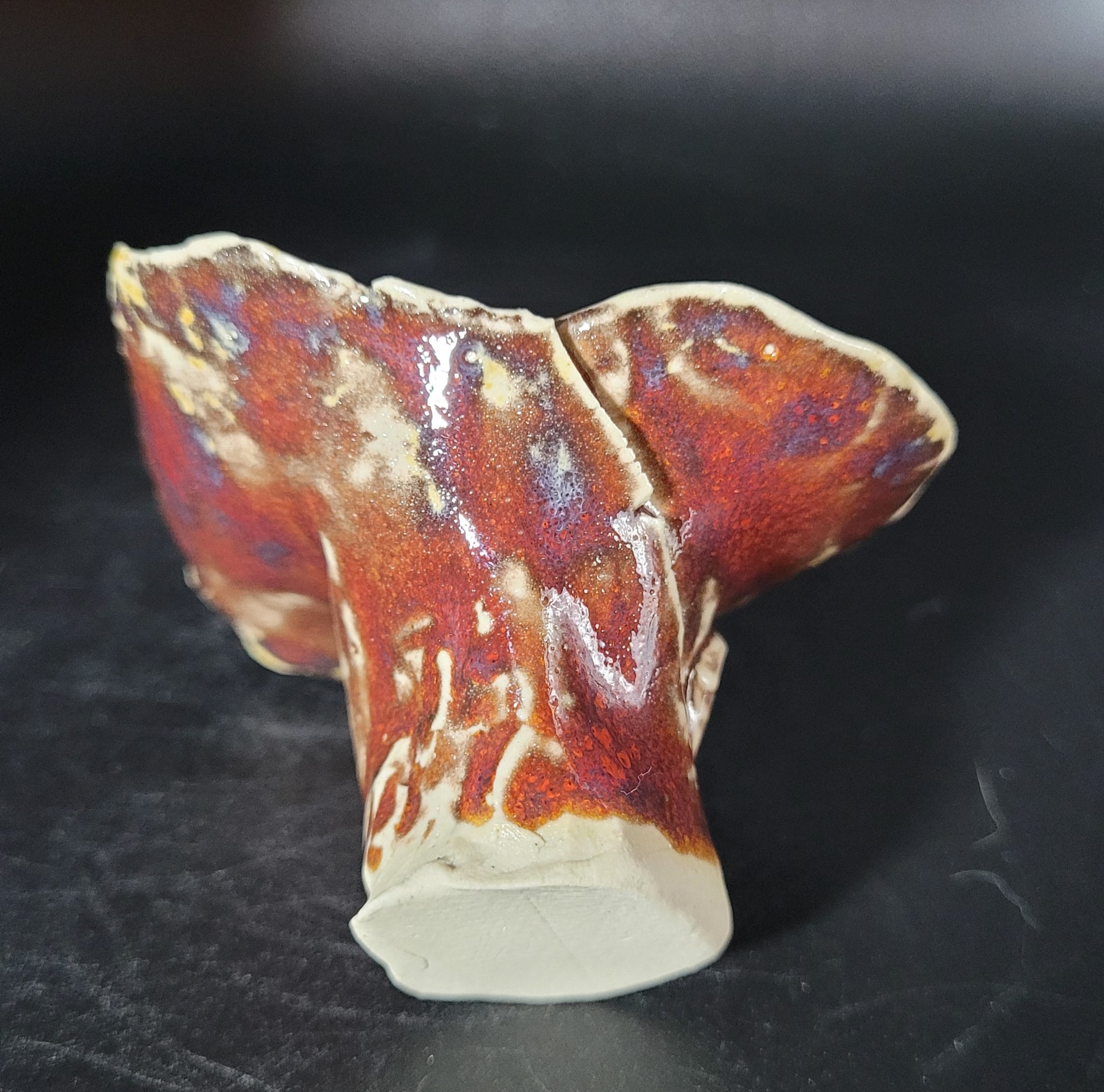 Rosa Brute - Autre angle de la céramique artisanale authentique