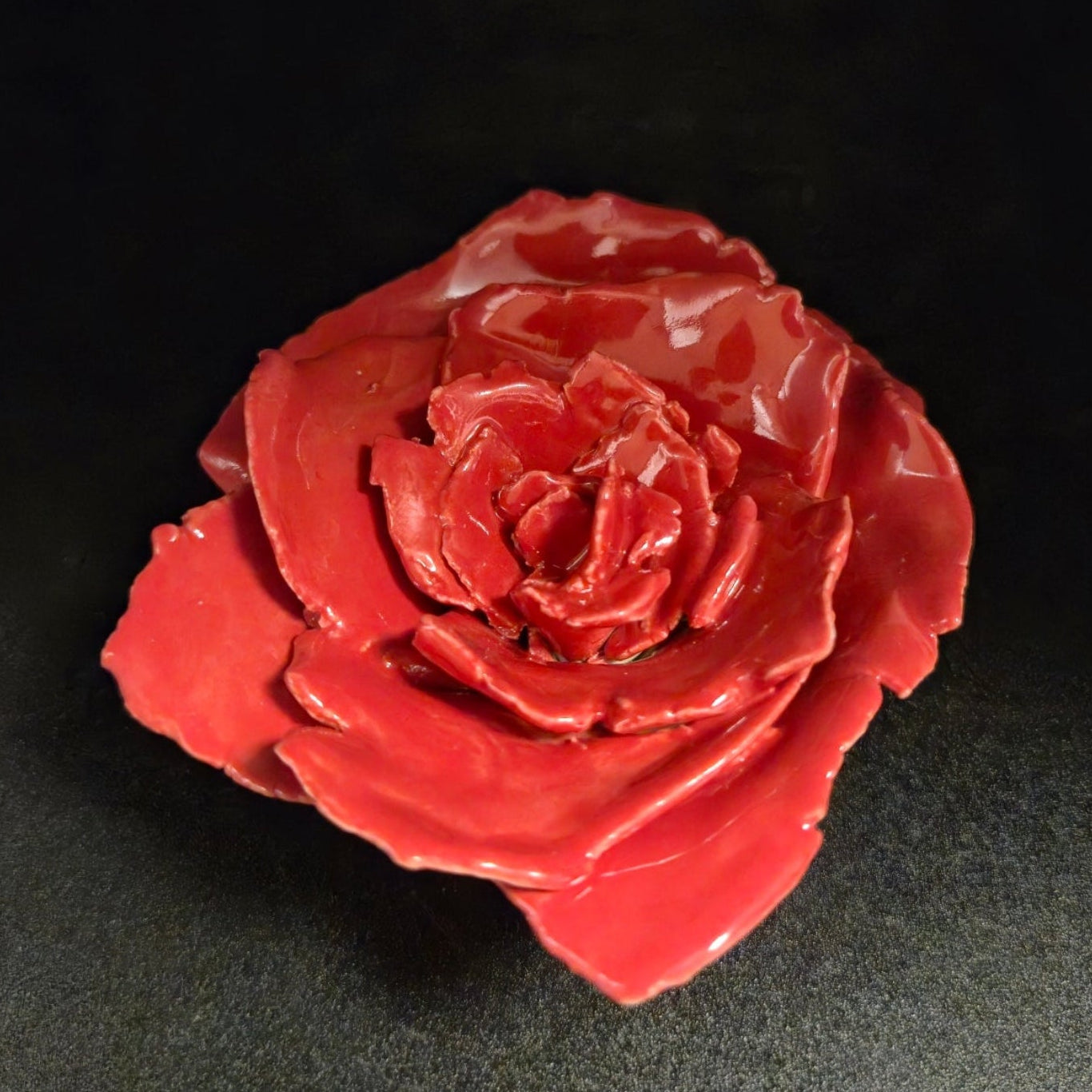 Fleur rouge intense